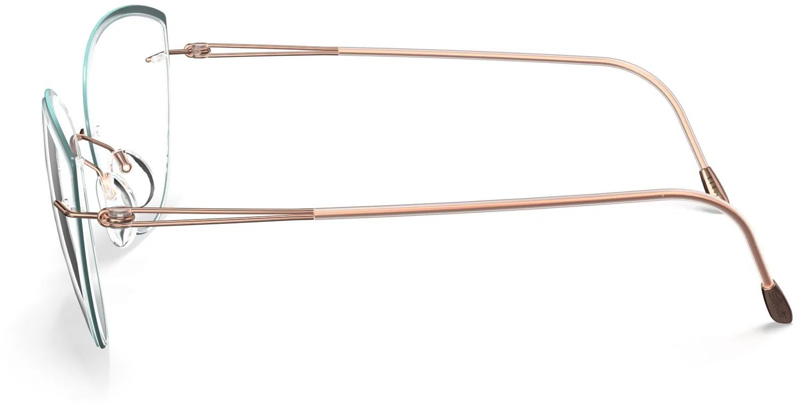 Silhouette Lite Spirit Demo Rimless 5566 Eyeglasses - view 27